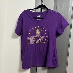 NFL Team Apparel Women's Purple T-Shirt